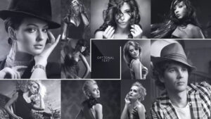 Superb Fashion Portfolio Vide with Black & White Transitions
