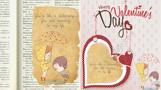 In Addition To The Shade – A Cute Couple In History Book Animated Valentine’s Day Save The Date Video
