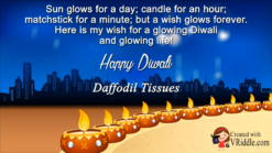 Blue Theme Diwali Greeting Wishes Video