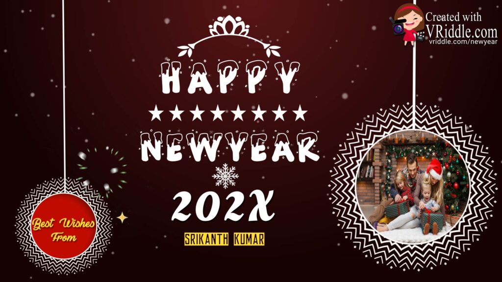 Creative Countdown Happy New Year Greeting Wishes Video