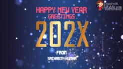 Count Down Happy New Year Greeting Wishes Video