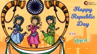 Simple and Traditional Happy Republic Day Greeting Wishes Video