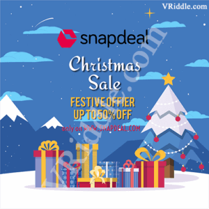 Beautiful Blue Theme Christmas Offers, Discounts, Coupons and Sale Flyer for Businesses, Brands
