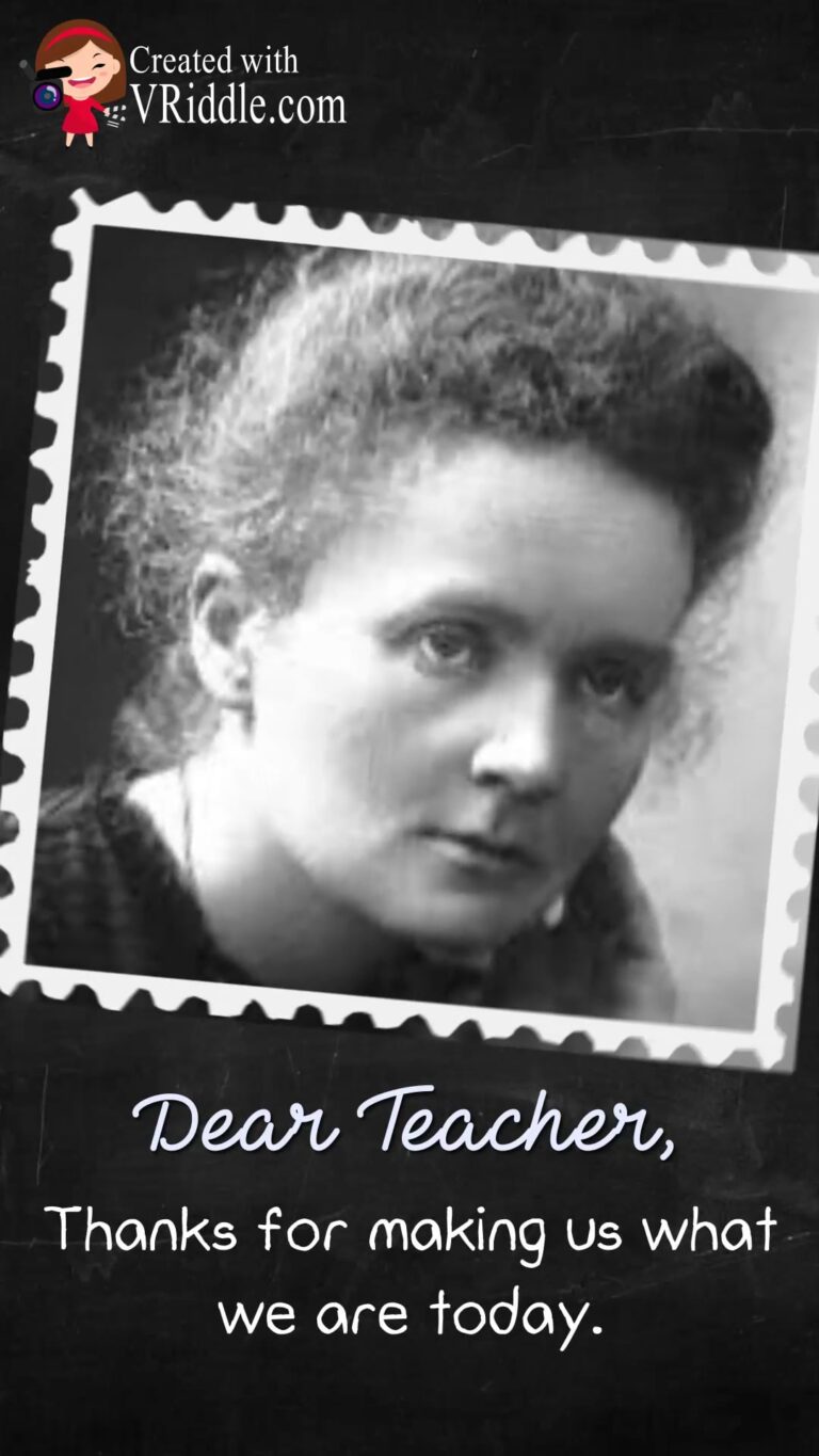Emotional Teachers Day Slideshow Wishes Video with Your Class Teacher's Photos