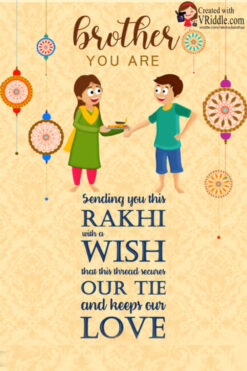 Download Happy Raksha Bandhan Greetings to Brother