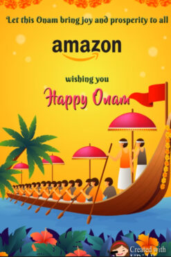 Traditional Onam Greetings Video, Boat, Sailing