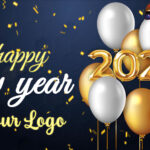 Balloons theme New Year Greetings Video, Happy New Year Wishes for Friends and Relatives