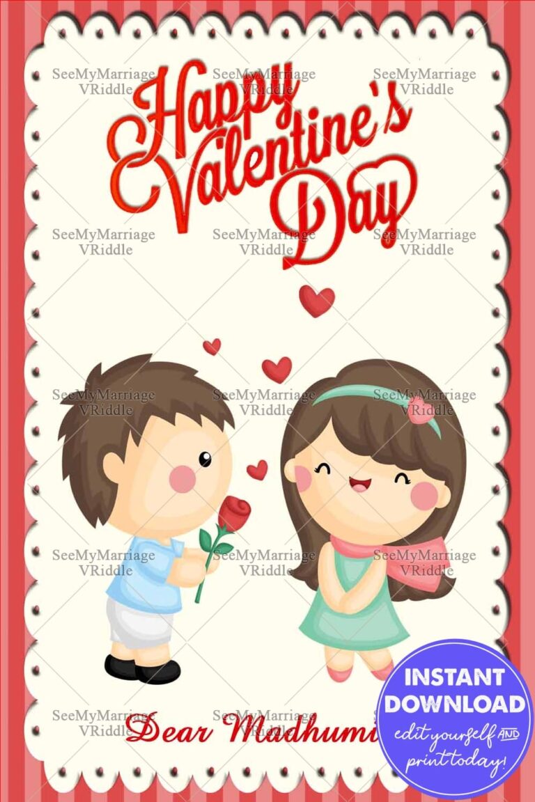 Cute Love Proposal Theme Valentine Greeting Card