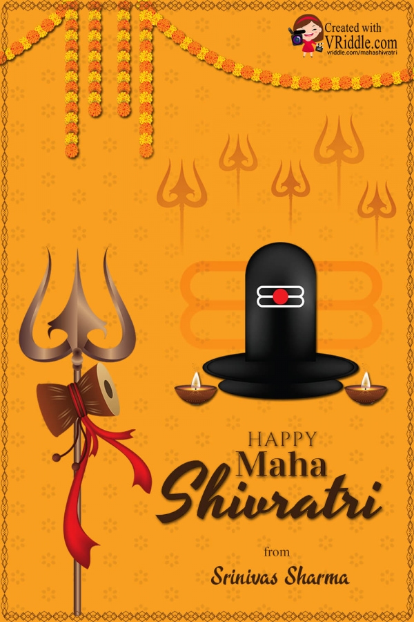 Create Maha Shiv Ratri Wishes and Greeting Video, GIF and Ecards Online – VRiddle