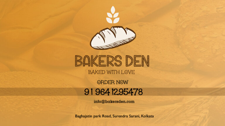 Simple Bakery Service Personal Business Card