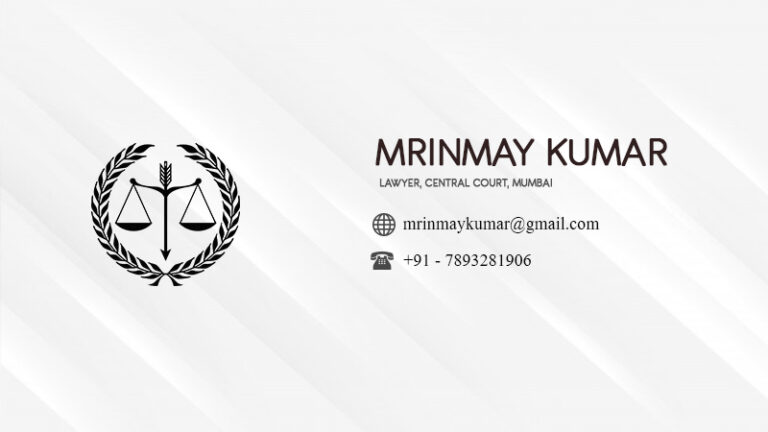 Simple and clean Lawyer business card