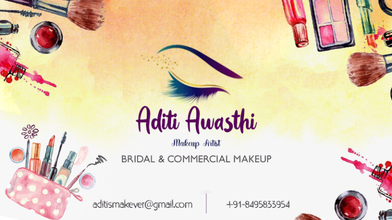 Makeup Artist Personal Business card