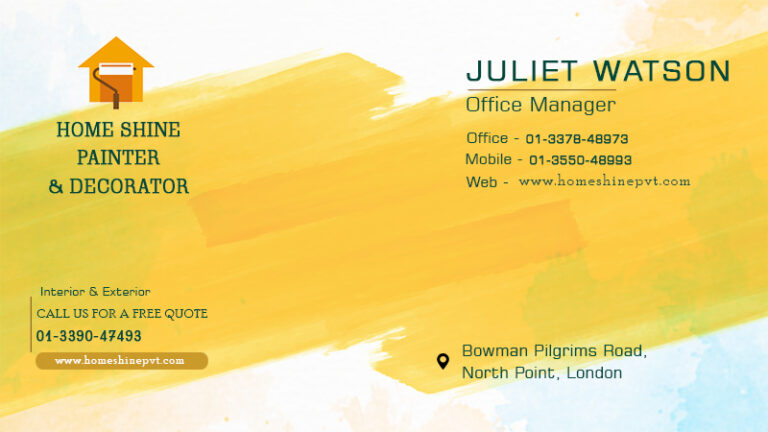 Painter personal Business Card