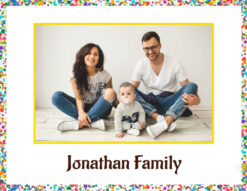 Party Theme Baby Birthday Slideshow Photo Book in Simple White Background