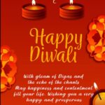 Glowing Candles Happy Diwali Greeting Video