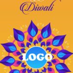 Yellow Mandala Theme Happy Diwali Greeting Video