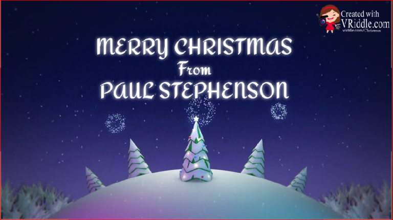 Snowfall Christmas Greetings Video