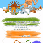 Strength Of Winning - Gandhi Jayanti Greeting Card