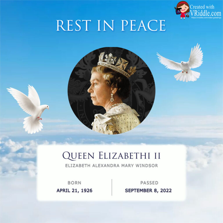 Rest In Heaven Funeral Announcement