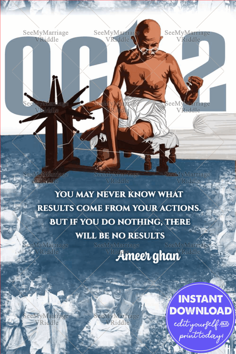 We Remember You - Gandhi Jayanti Greetings Card