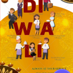 Diwali Greeting Card Hotel Hospitality  Theme