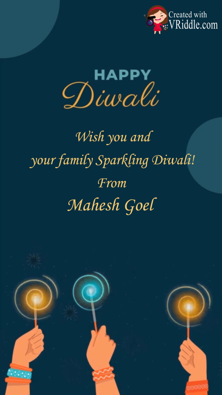Indian Culture Diwali Festival Greetings Video