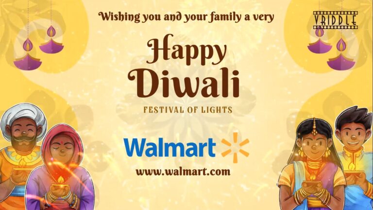 Fireworks Of Celebration Happy Diwali Greeting Invitation Video