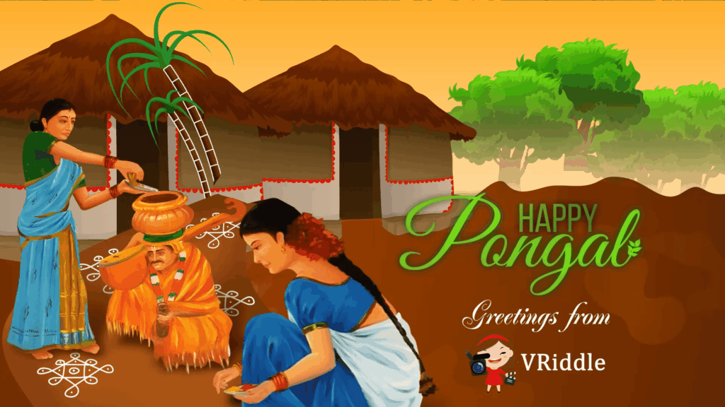 Vibrant Sankranthi Celebrations Business Greetings