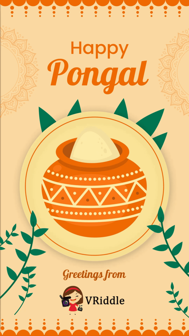 Festive Pongal Delight Personal and Business Greetings