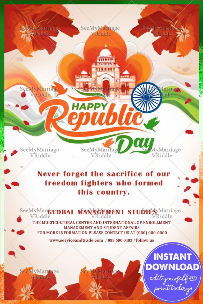 Republic Day Greeting Celebrating Republic Day with Unity and Freedom
