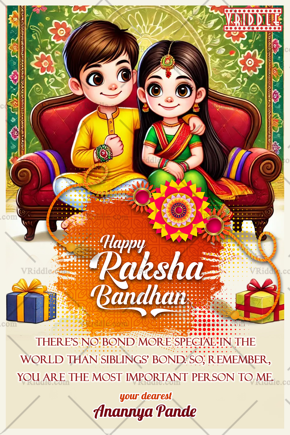 Celebrating the Bond: A Heartfelt Raksha Bandhan Greeting