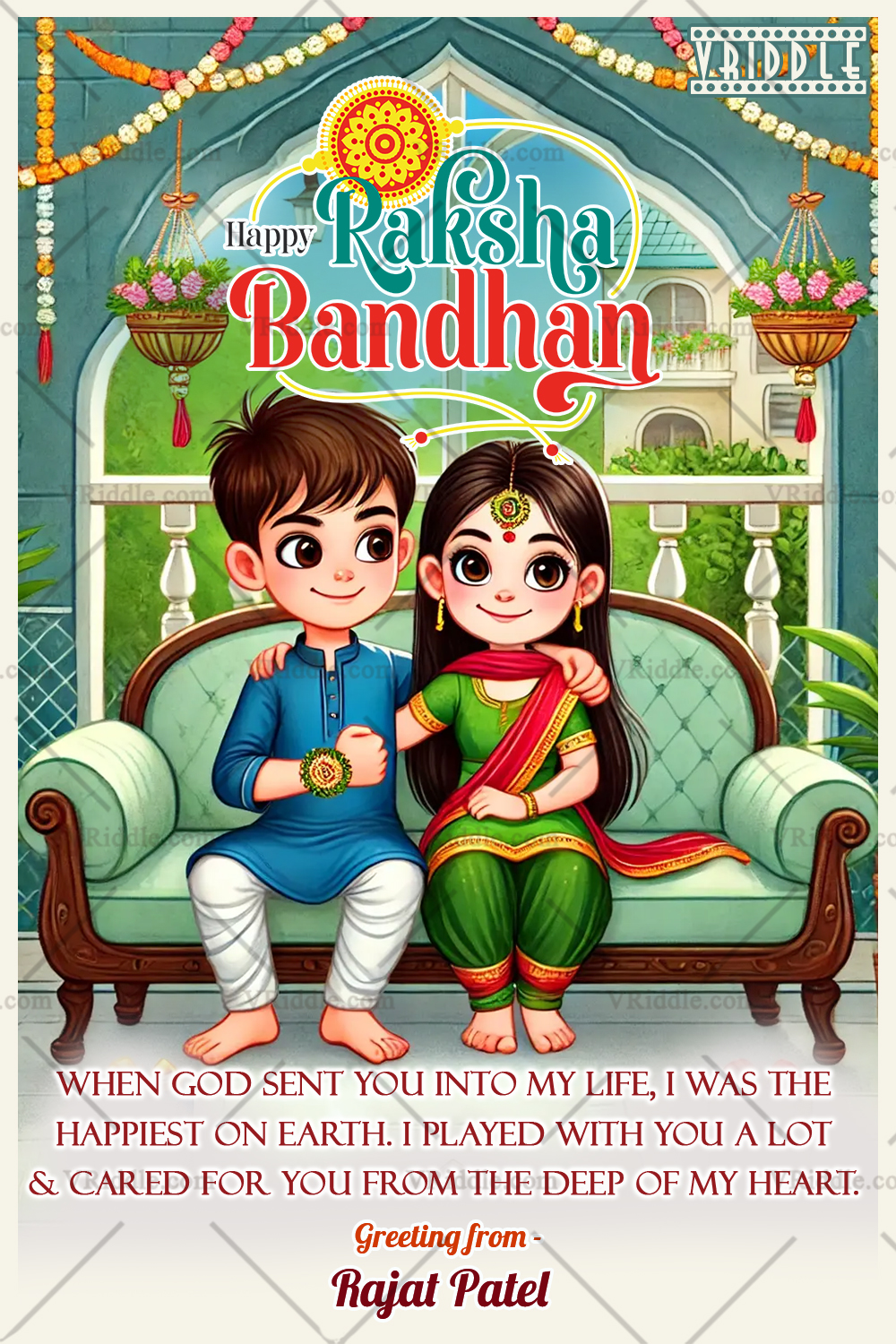 A Divine Bond: Heartfelt Raksha Bandhan Wishes for Siblings