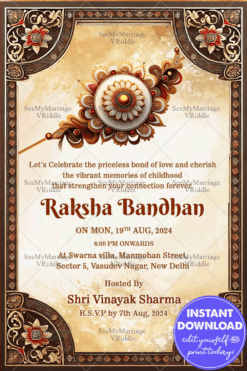 Ties That Bind - A Raksha Bandhan Celebration Card