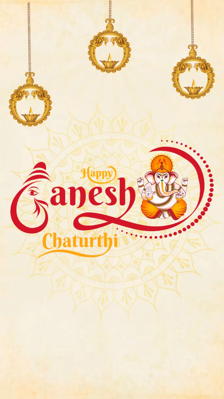 Sacred Moments: Ganesh Darshan Invitation