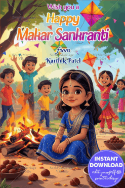 Joyful Celebrations of Makar Sankranti Festival Greeting