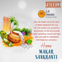 Traditional Makar Sankranti Greeting Video with Harvest and Pot Design