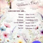 Cross Christian Women's Day Greeting Card