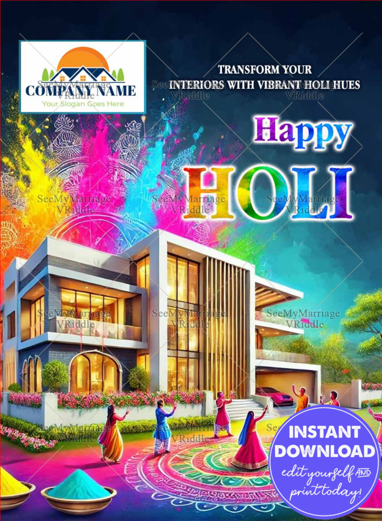 Celebrate Holi with Colors of Joy and the Promise of a Beautiful Home – A Festive Touch to Real Estate"