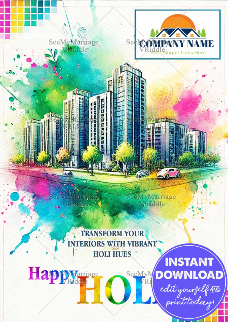 Celebrate Holi with Vibrant Watercolor and Festive Spirit - A Joyful Blend of Art of Color Splash