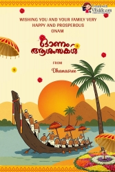 Onam Greetings Woven with Culture, Rich Heritage, Snake Lake Boat and the Joyous Spirit