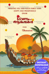 Onam Greetings Woven with Culture, Rich Heritage, Snake Lake Boat and the Joyous Spirit