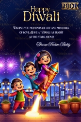 A Sparkling Diwali Greeting Filled with Joy, Fireworks & Festive Cheer